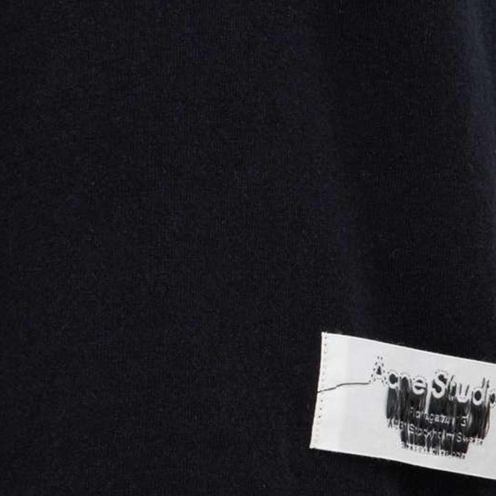 Acne Studios Logo Patch Oversized T-Shirt Black