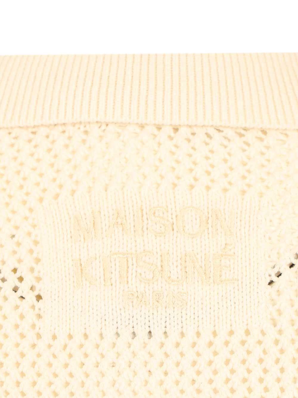 Maison Kitsune Wool Knit Cardigan for Men