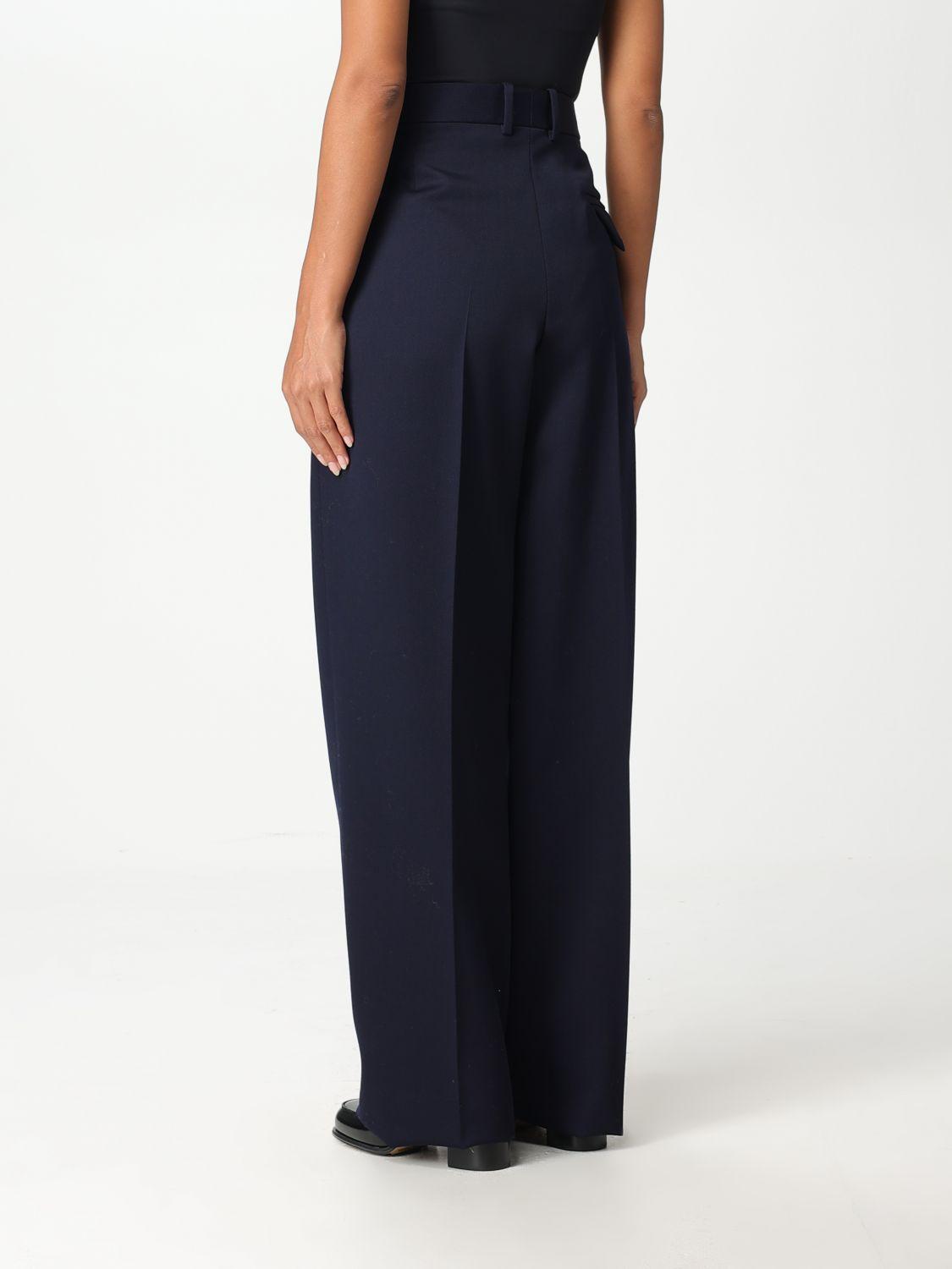 Bottega Veneta Navy Wool Classic Trousers