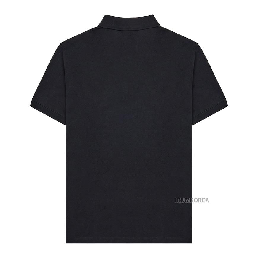 Emporio Armani Eagle Detail Polo Shirt for Men Black