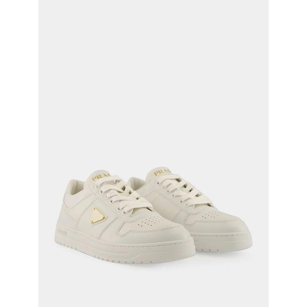 PRADA Downtown Low-Top Sneakers Women Black Leather