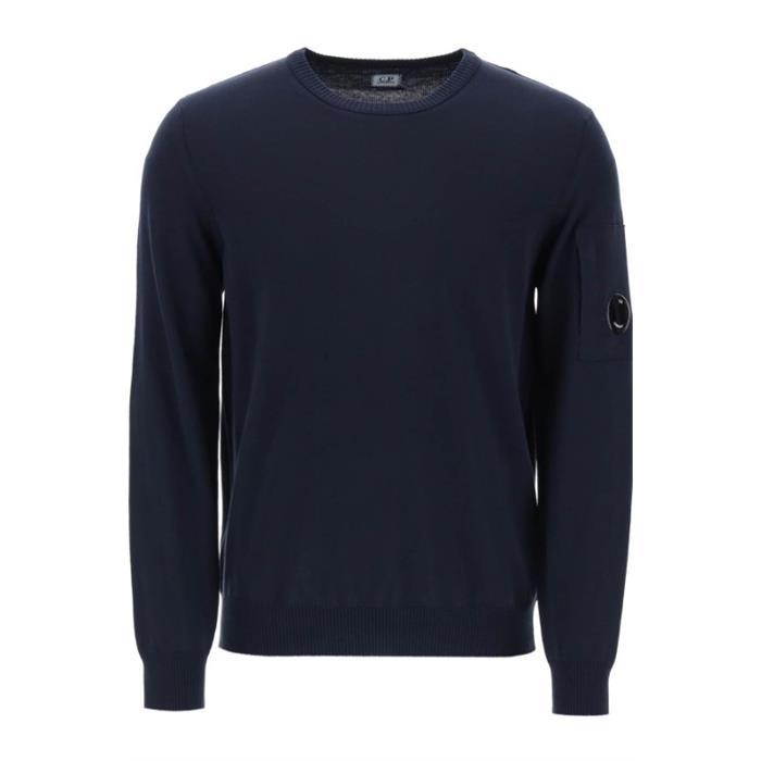 CP Company Crepe Knit Navy T-Shirt 16CMKN109A