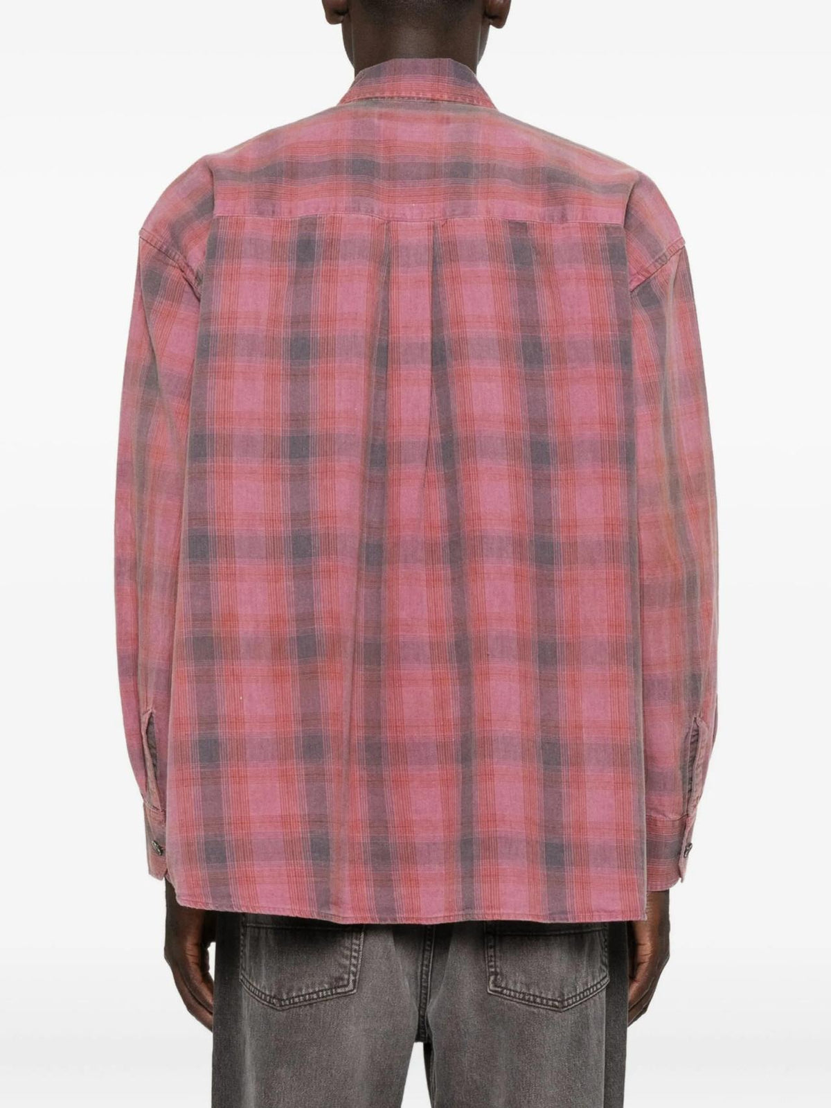 OUR LEGACY Idaho Flannel Check BORROWED Long Sleeve Shirt