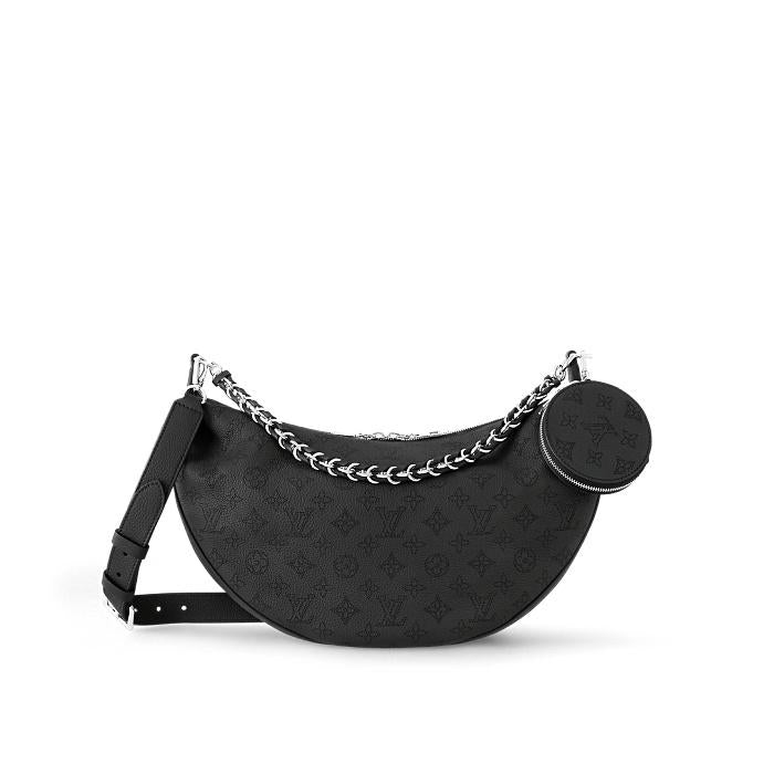 Louis Vuitton Bahia MM Black Shoulder Bag