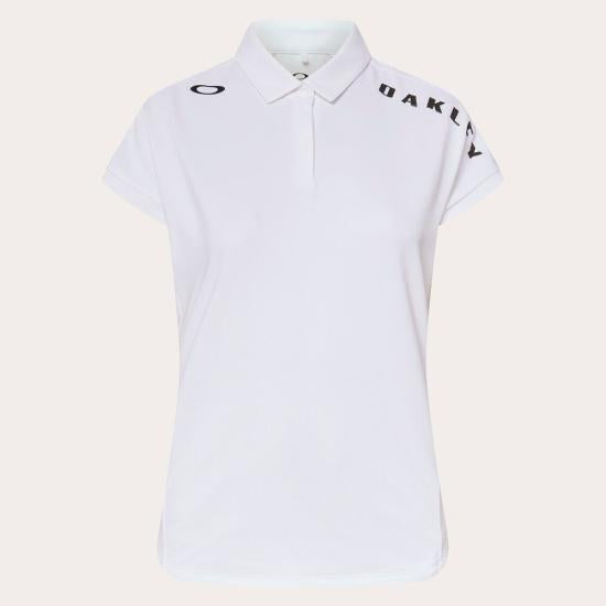 OAKLEY White Short Sleeve Polo Shirt Women’s
