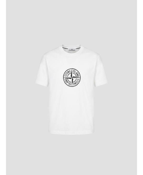STONE ISLAND Organic Cotton Jersey Short Sleeve T-Shirt Black