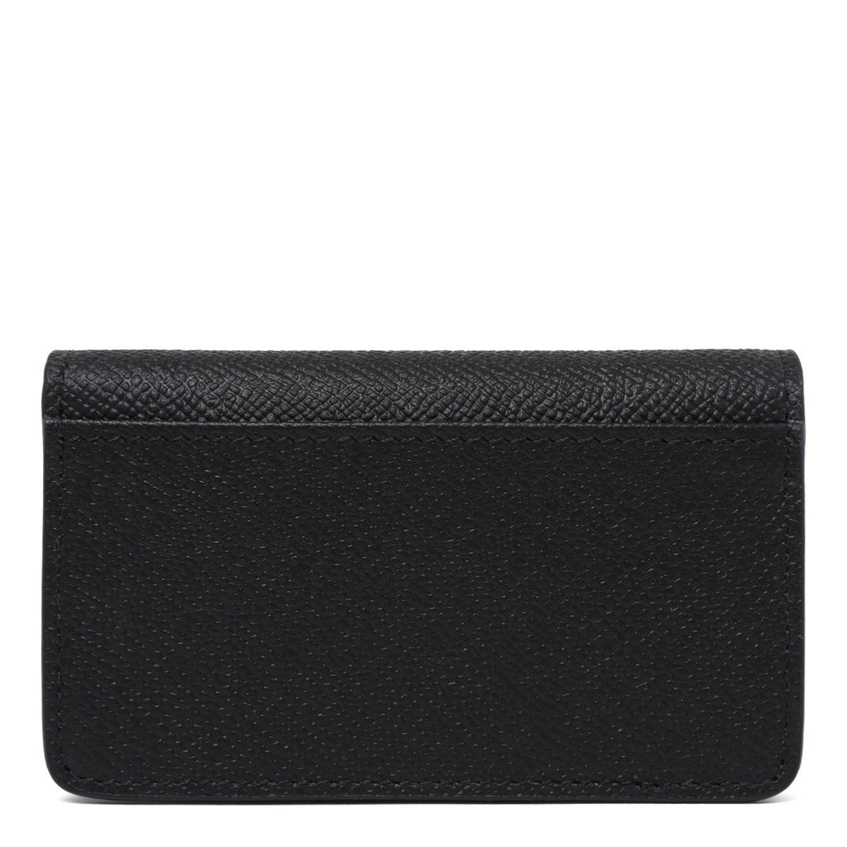 Maison Margiela Black Leather Card Holder Wallet