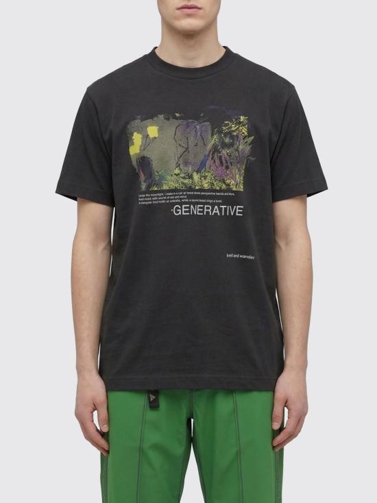 and wander Black Short Sleeve T-Shirt