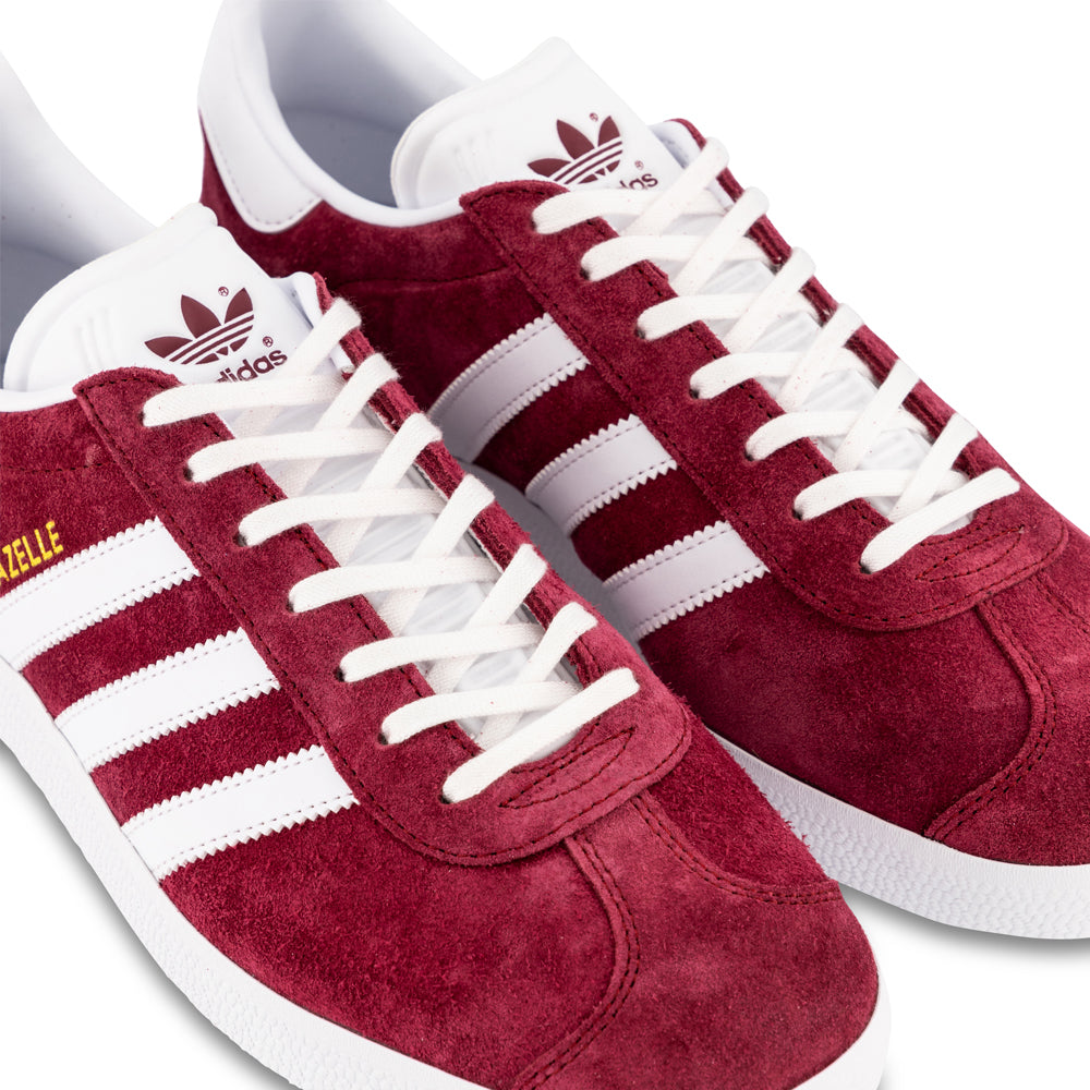Adidas Burgundy Gazelle Women’s Low-Top Sneakers