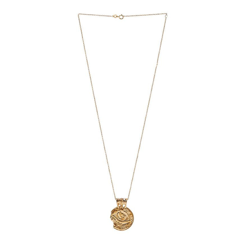 ALIGHIERI Unisex Illuminated Eye Medallion Necklace FJ1588 ABRZ 24GOLD