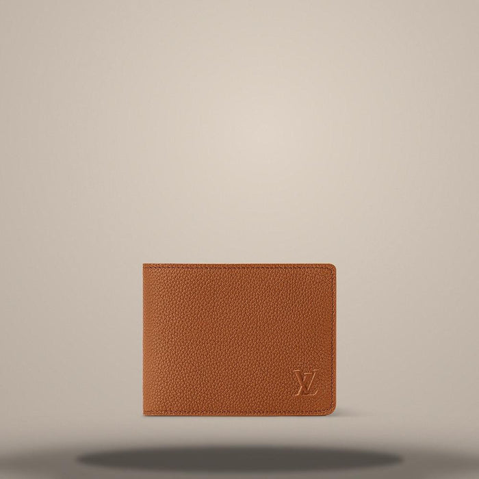 Louis Vuitton Multiple Wallet Tan Men’s Bifold Leather Wallet M25946
