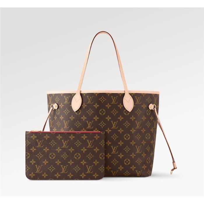 Louis Vuitton Neverfull MM Monogram Shoulder Tote Bag