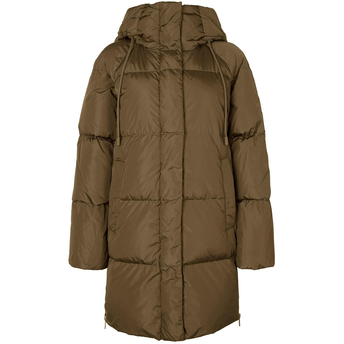 Max Mara Hazel Brown New Bembo Hooded Goose Down Jacket 2525496072 NEWBEMBO 009