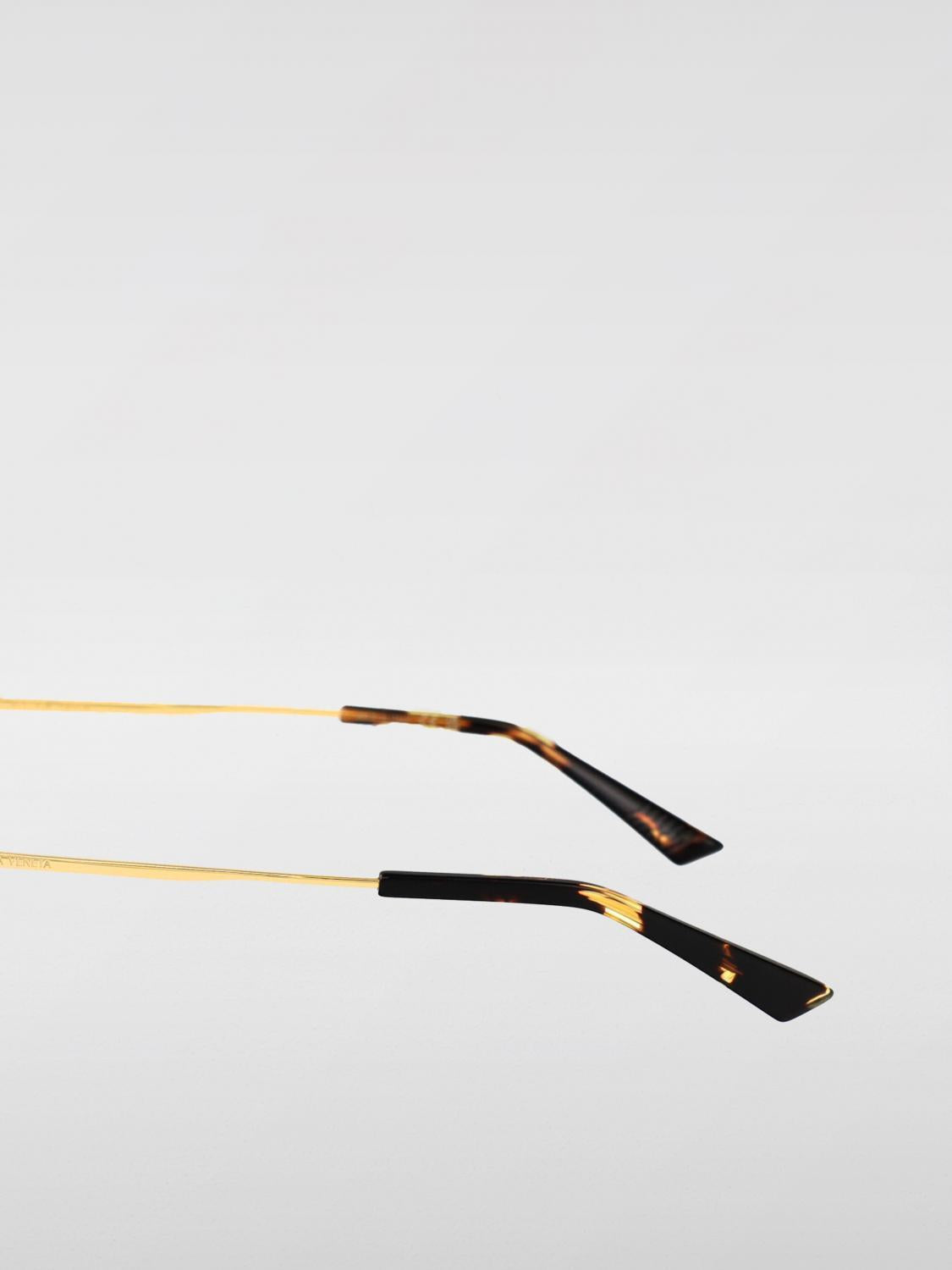 Bottega Veneta Black Acetate Rectangle Eyeglasses