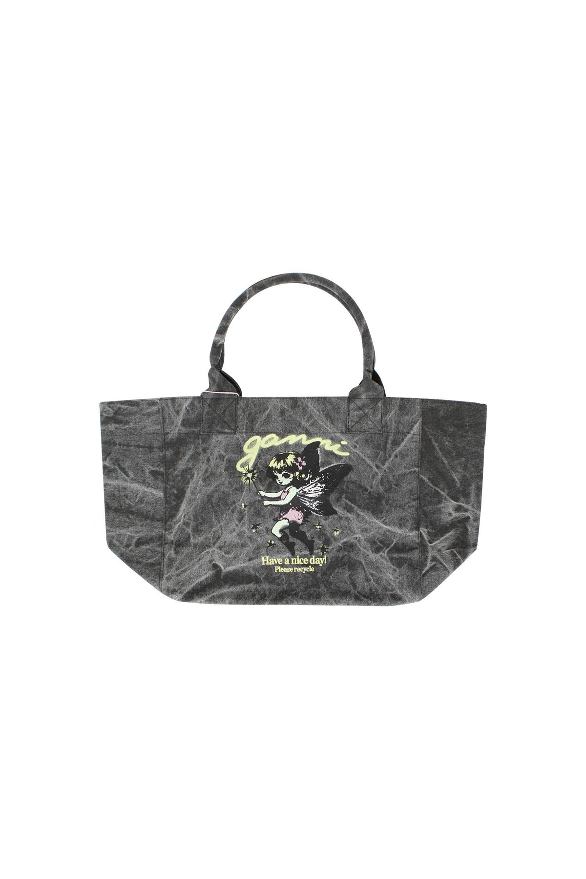 GANNI Fairy Medium Crystal-Embellished Tote Bag B2110088 150