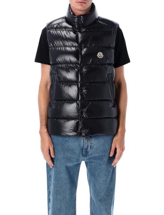 Moncler Black Down Puffer Vest for Men