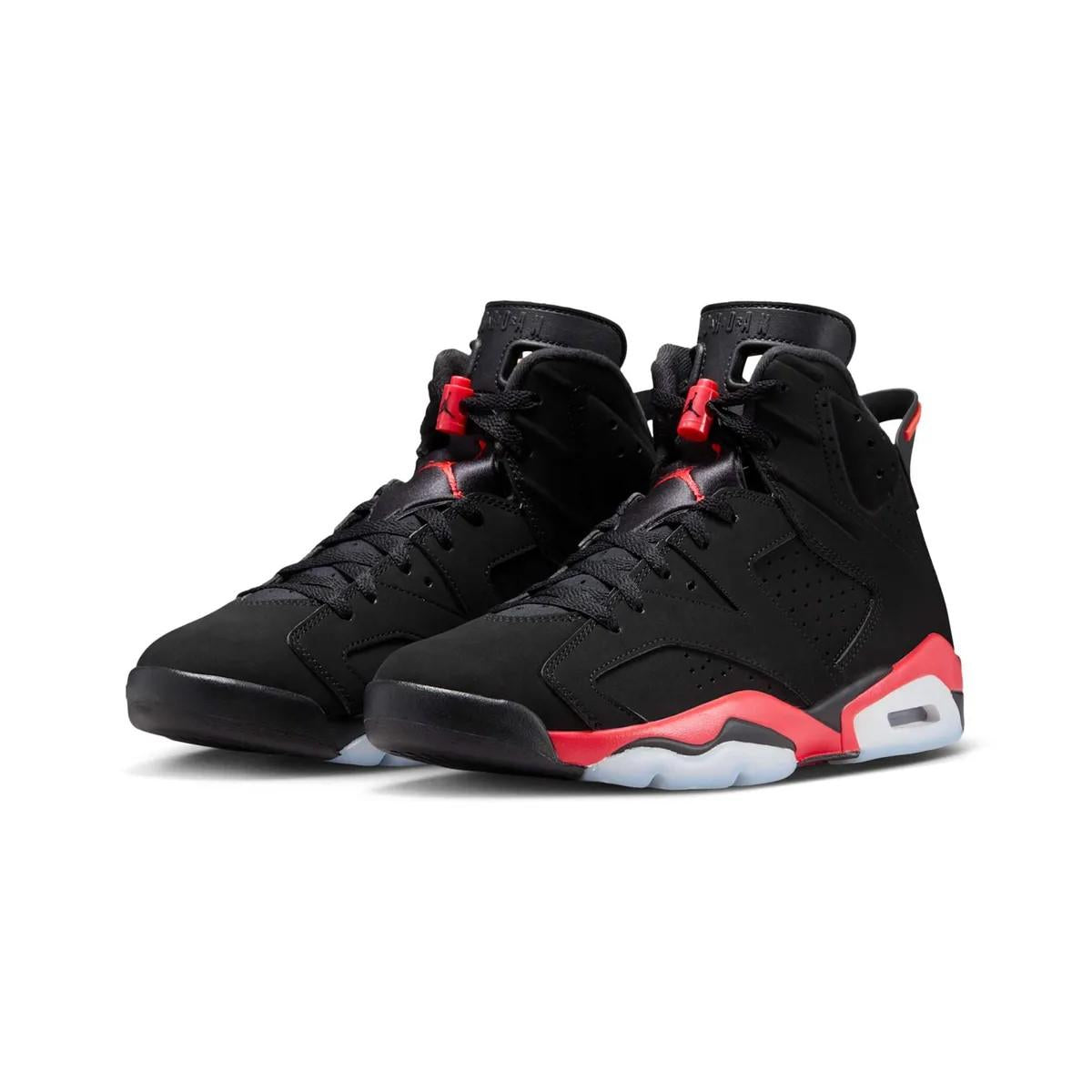 Nike Jordan 6 Retro Infrared Black High Top Sneakers for Men CT8529 001