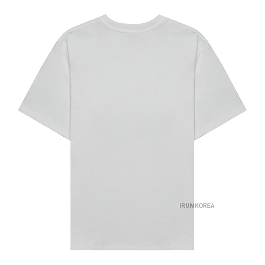 NEEDLES Men’s Short Sleeve Crewneck T-Shirt QV433A OFF WHITE