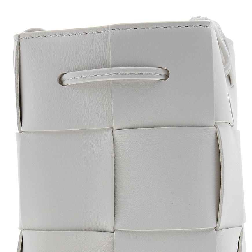 Bottega Veneta Cassette Mini Bucket Crossbody Bag Black Leather