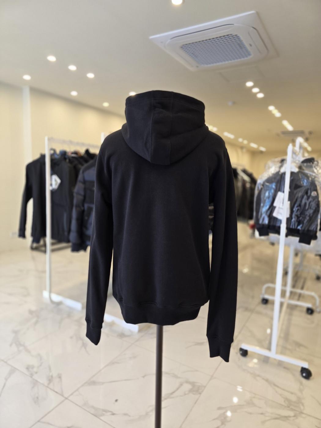 IH NOM UH NIT Black Initial Logo Hoodie Sweatshirt for Men NCW18278 009