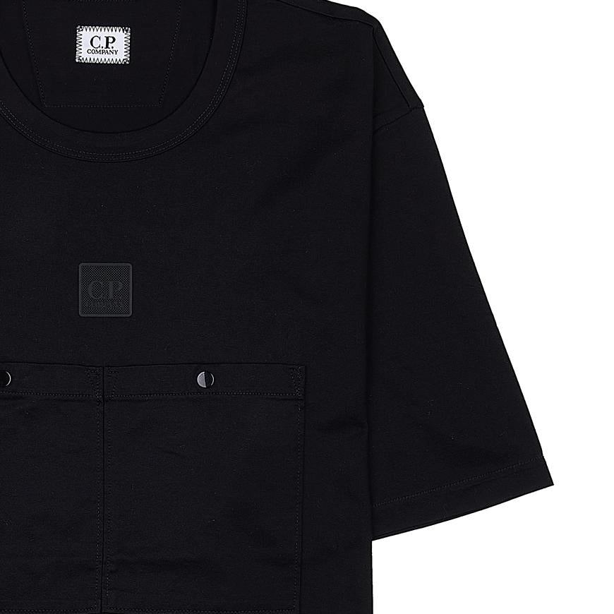 CP Company Men’s Metropolis Series Mercerized Cotton T-Shirt Black