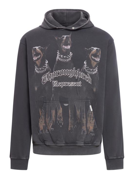 REPRESENT Vintage Black Hoodie Sweater MLM41134003