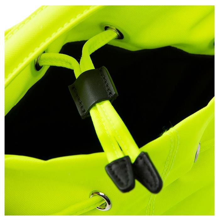 BALENCIAGA Wheel Drawstring Bucket Bag Yellow Crossbody 656682