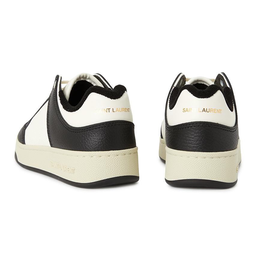 Saint Laurent SL61 White Leather Low-Top Sneakers Women Unisex