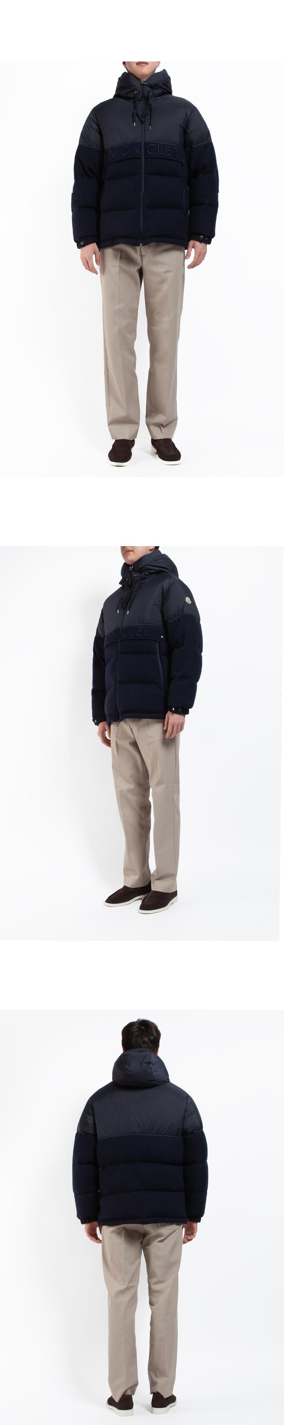 Moncler ANDRES Wool Padded Down Jacket for Men 1A00146 M5113 742