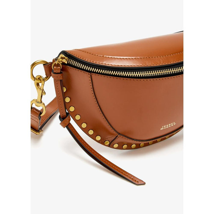 Isabel Marant Scano Belt Bag Leather Shoulder Bag Black