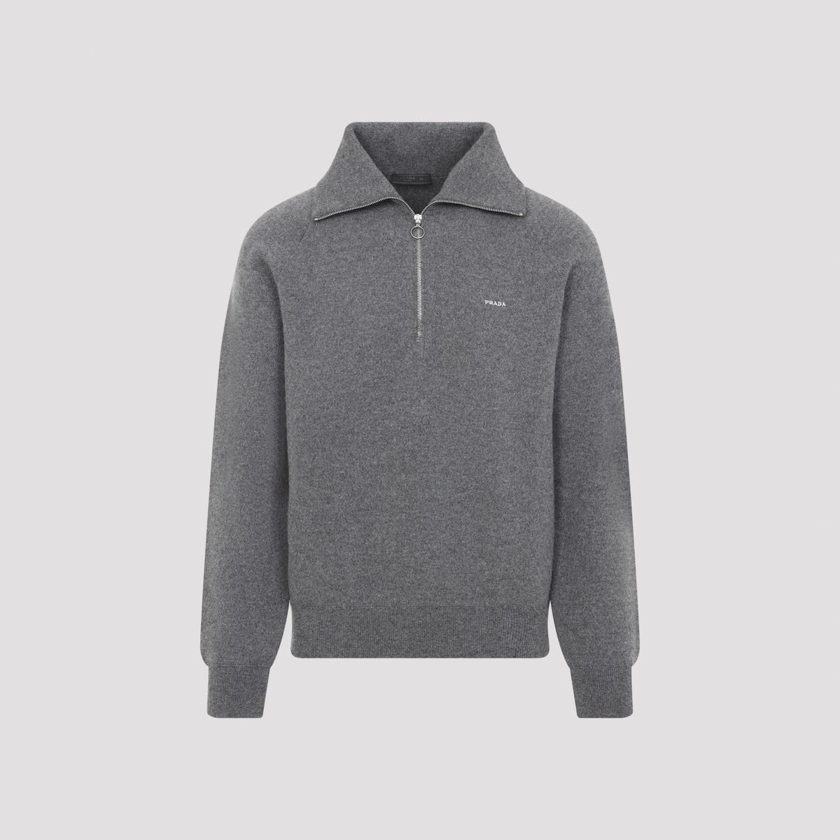 PRADA Black Knit Sweatshirt for Men