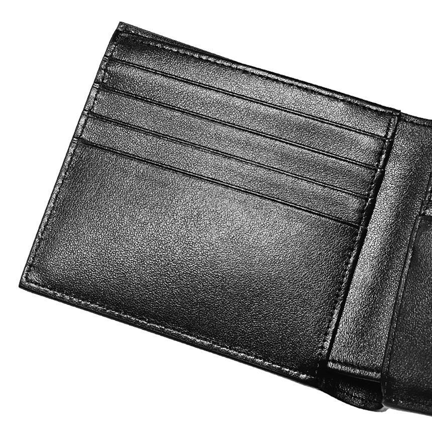 Montblanc Meisterstück Black Leather Men’s Bifold Wallet 8CC