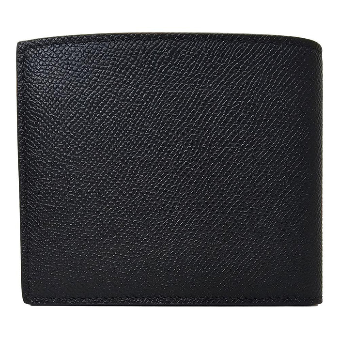 TOM FORD Metal Logo Bifold Wallet Black Leather Men’s