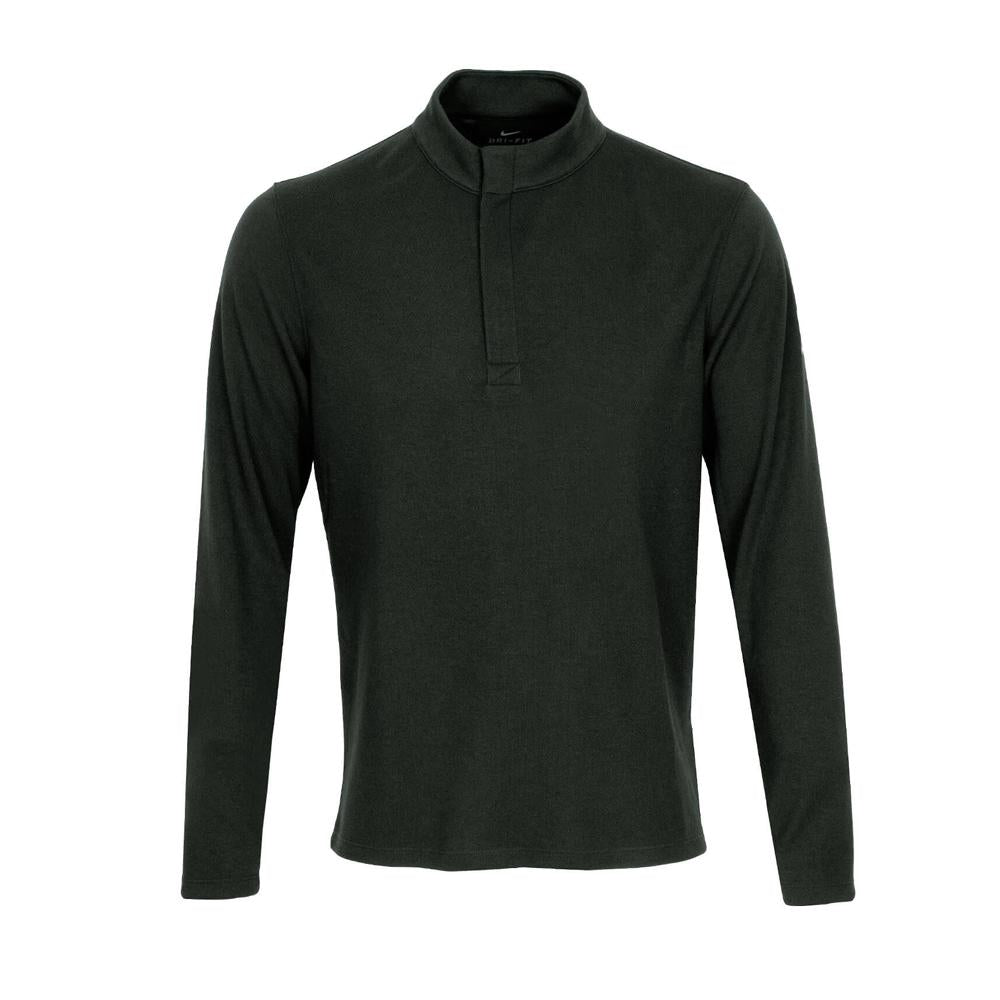 Nike Dri-FIT Logo Embroidered Half-Zip T-Shirt Black BV0398 010