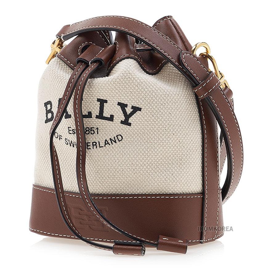 BALLY Cleo Canvas Bucket Shoulder Bag for Women CLEOH XS ST I1350
