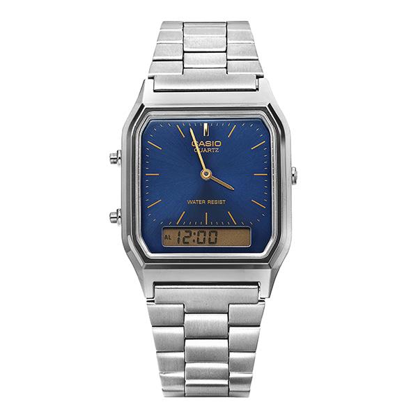 Casio Unisex Gold-Tone Metal Analog Watch AQ 230GG 2ADF