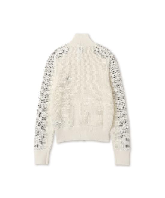 Adidas Knit Crochet Firebird Track Top Jacket KC6496 Off White DOM
