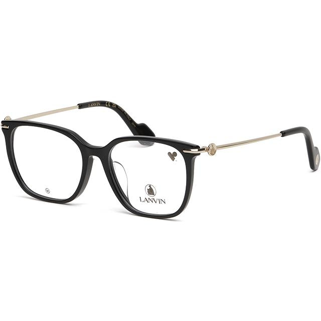 Lanvin Lightweight Square Acetate Asian Fit Eyeglasses Unisex LNV2639LB 001