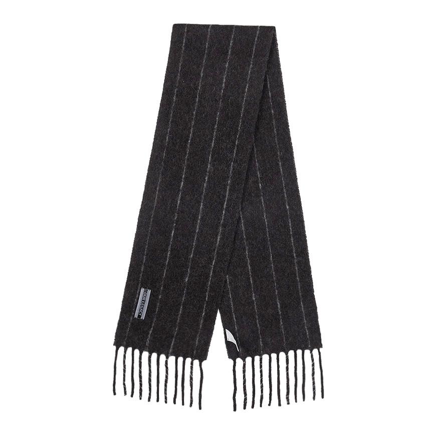 OUR LEGACY Unisex Estate Scarf Muffler Brown Wool Scarf A4258 EBR