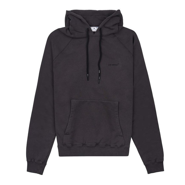 OFF WHITE Men's Diag Tab Oversized Hoodie OMBB096C99FLE0021010