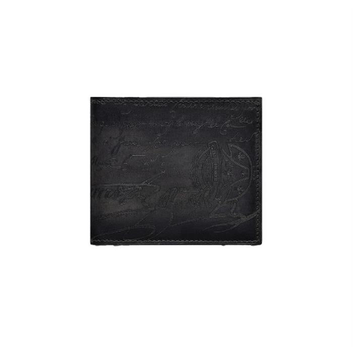 berluti Makore Scritto Leather Bifold Wallet MAKORE NEO JOUR V2