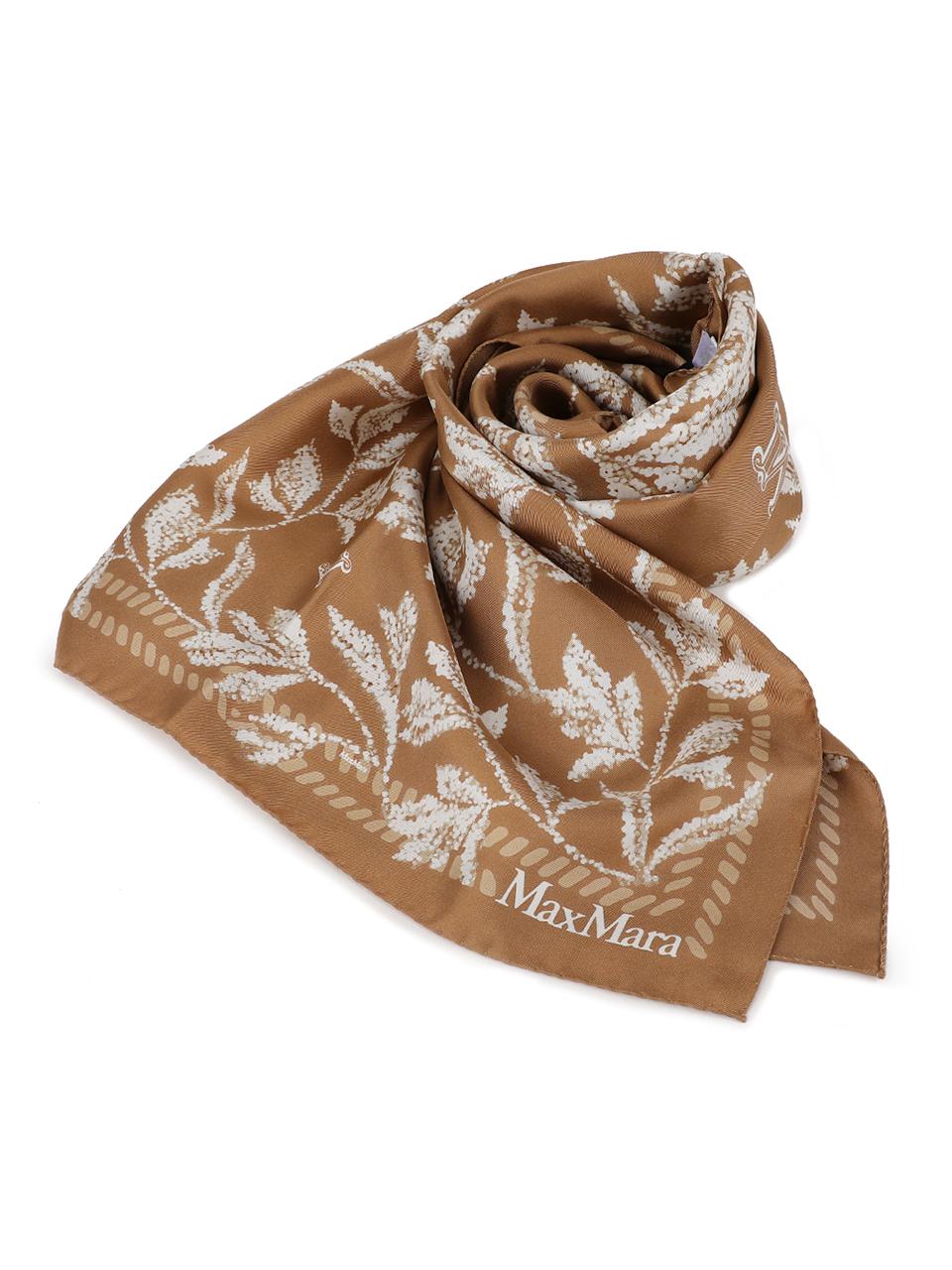 Max Mara Studio Carre Silk Scarf MXACARRE90W1 001