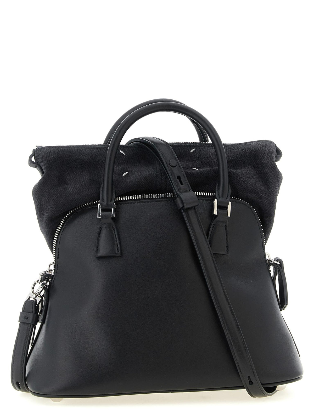 Maison Margiela Leather Shoulder Bag Brown