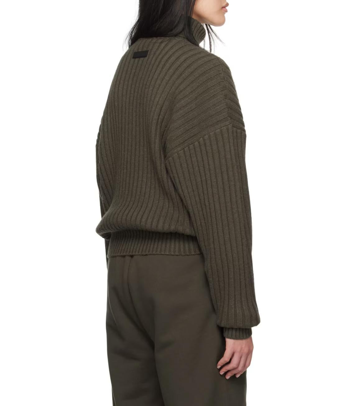 Fear of God Essentials Logo Patch Turtleneck Sweater Ink