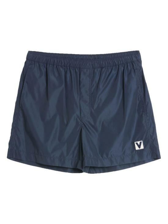 VALENTINO Nylon Swim Shorts with Patch Detailing