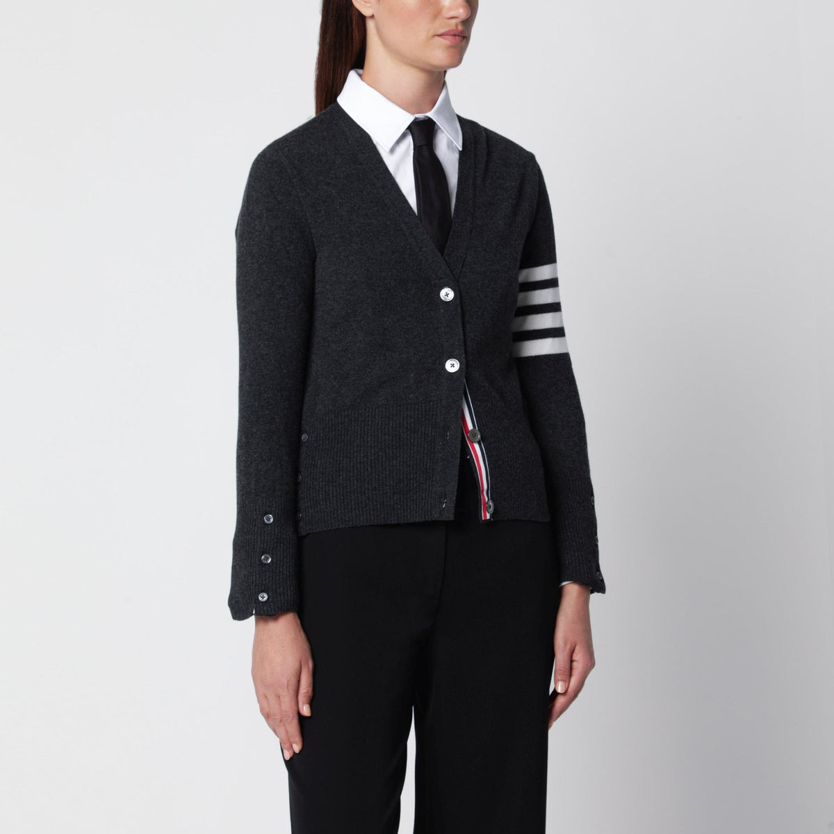 THOM BROWNE Wool Knit Cardigan