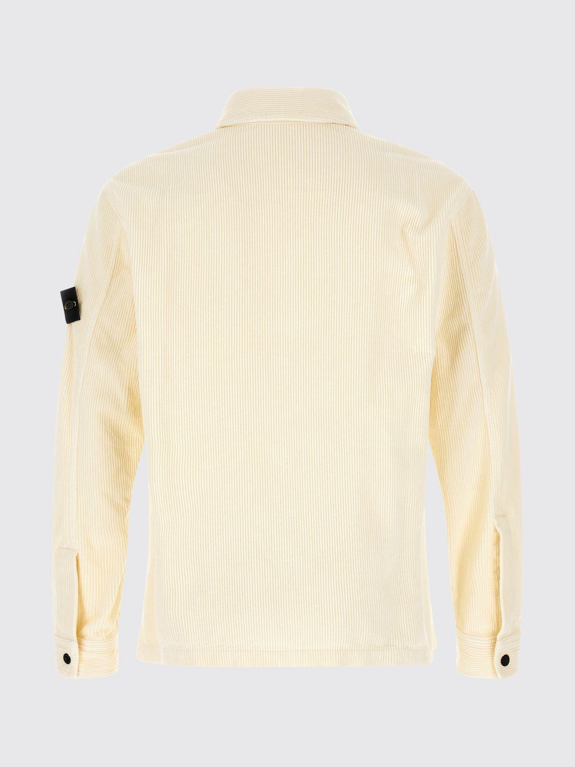 STONE ISLAND Long Sleeve Shirt Navy Cotton Men