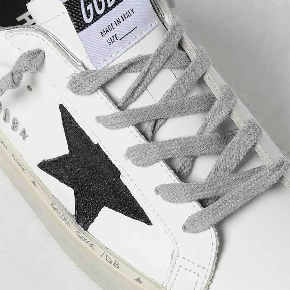 GOLDEN GOOSE Women’s Hi Star Classic Low-Top Sneakers White Leather