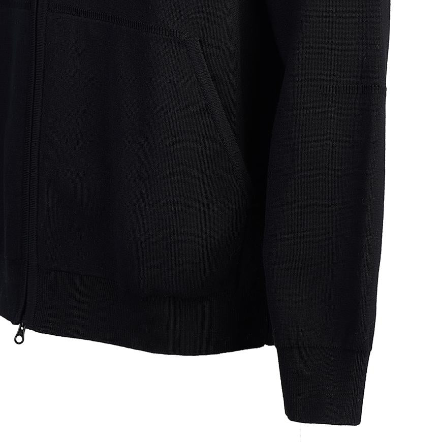 STONE ISLAND Men’s Knit Hoodie Zip-Up Jacket with Logo Patch 7915563A6 V0029 1