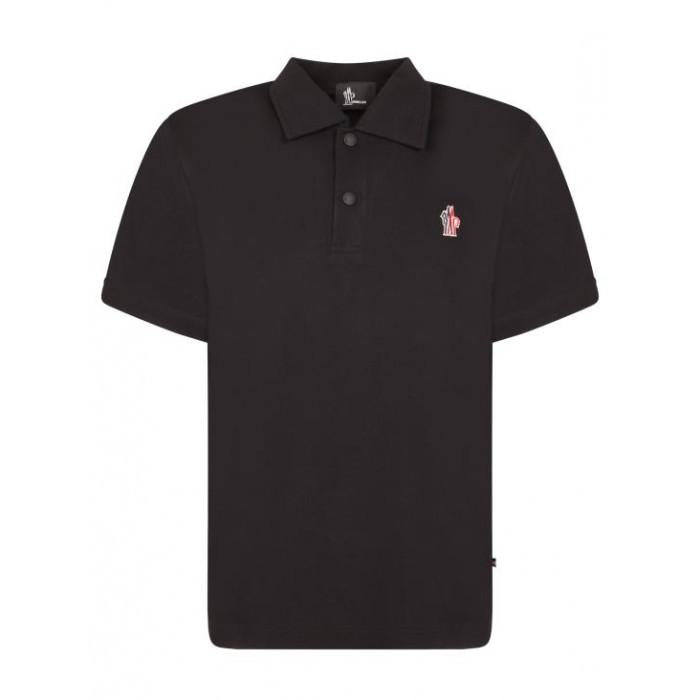 Moncler Grenoble Men's Logo Patch Polo Shirt